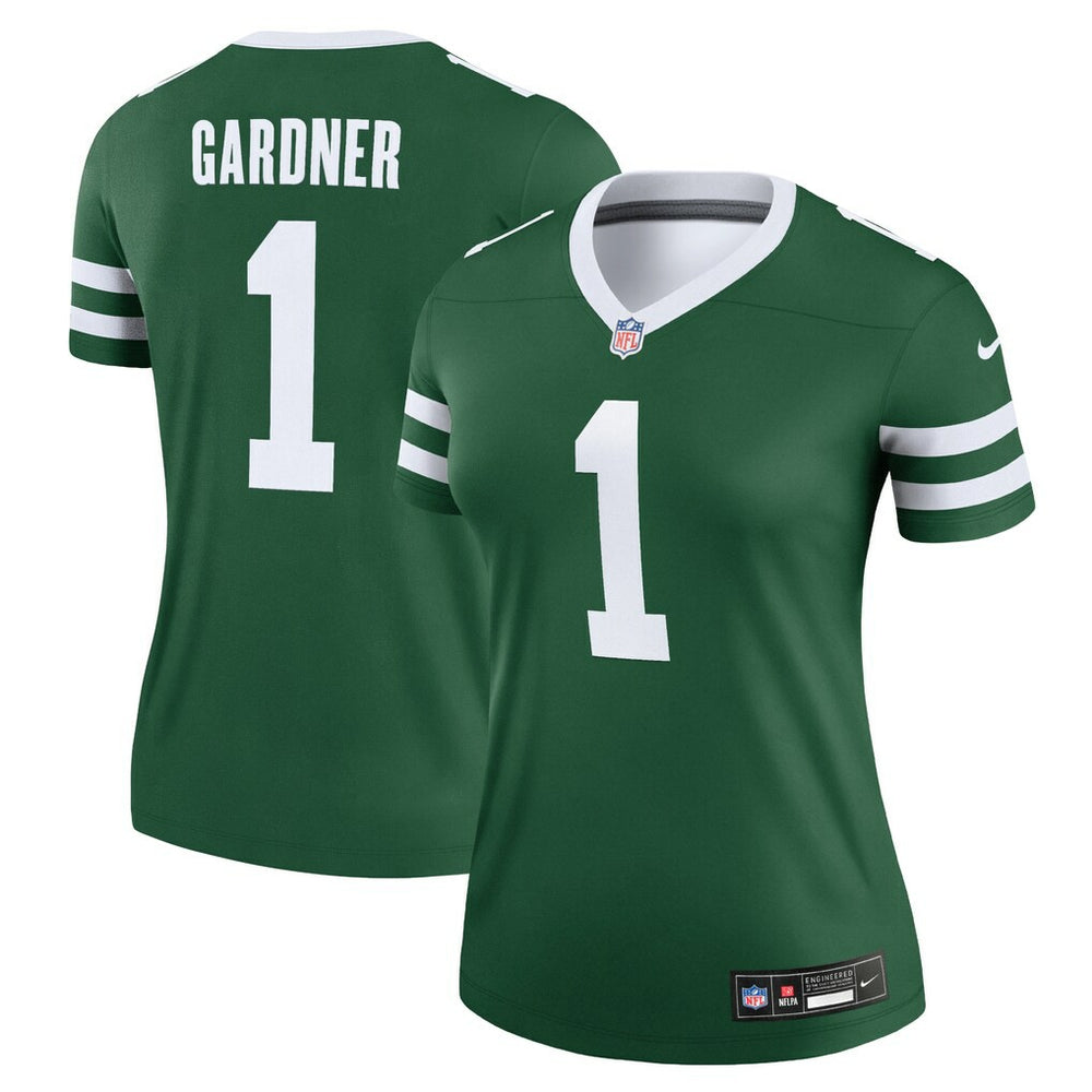 Ahmad Sauce Gardner New York Jets Women's Legend Player Performance Top - Legacy Green - Nike