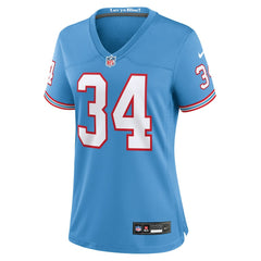 Earl Campbell Tennessee Titans Women's Oilers Throwback Retired Player Game Jersey - Light Blue - Nike