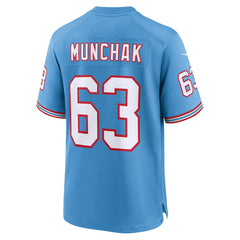 Mike Munchak Tennessee Titans Retired Player Alternate Game Jersey - Light Blue - Nike
