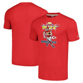 Travis Kelce Kansas City Chiefs Homage Unisex NFL Blitz Player Tri-Blend T-Shirt - Heathered Red - NFL