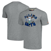 Emmitt Smith Dallas Cowboys Homage Unisex Caricature Retired Player Tri-Blend T-Shirt - Gray - NFL