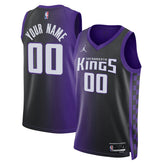Sacramento Kings Jordan Brand Unisex Swingman Custom Jersey Statement Edition Purple