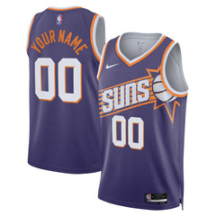 Nike Phoenix Suns Unisex Swingman Custom Jersey Purple Icon Edition