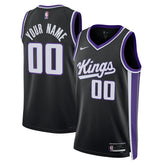 Nike Sacramento Kings Unisex Swingman Custom Jersey Icon Edition Black