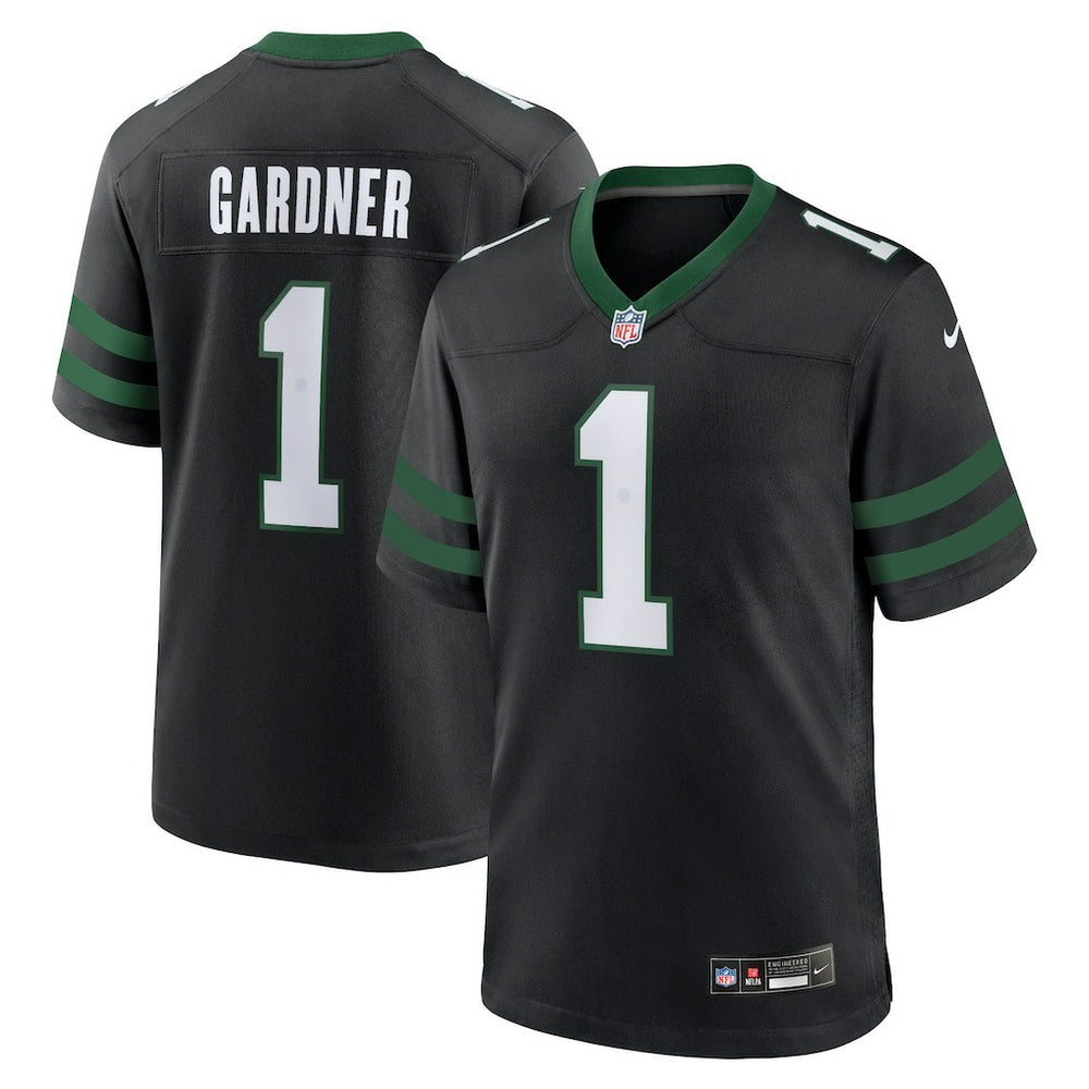 Ahmad Sauce Gardner New York Jets Alternate Game Jersey - Legacy Black - Nike