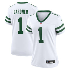 Ahmad Sauce Gardner New York Jets Women's Game Player Jersey - Legacy White - Nike