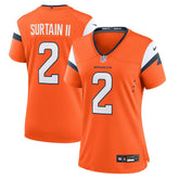 Patrick Surtain II Denver Broncos Women's Mile High Collection Game Jersey - Orange - Nike