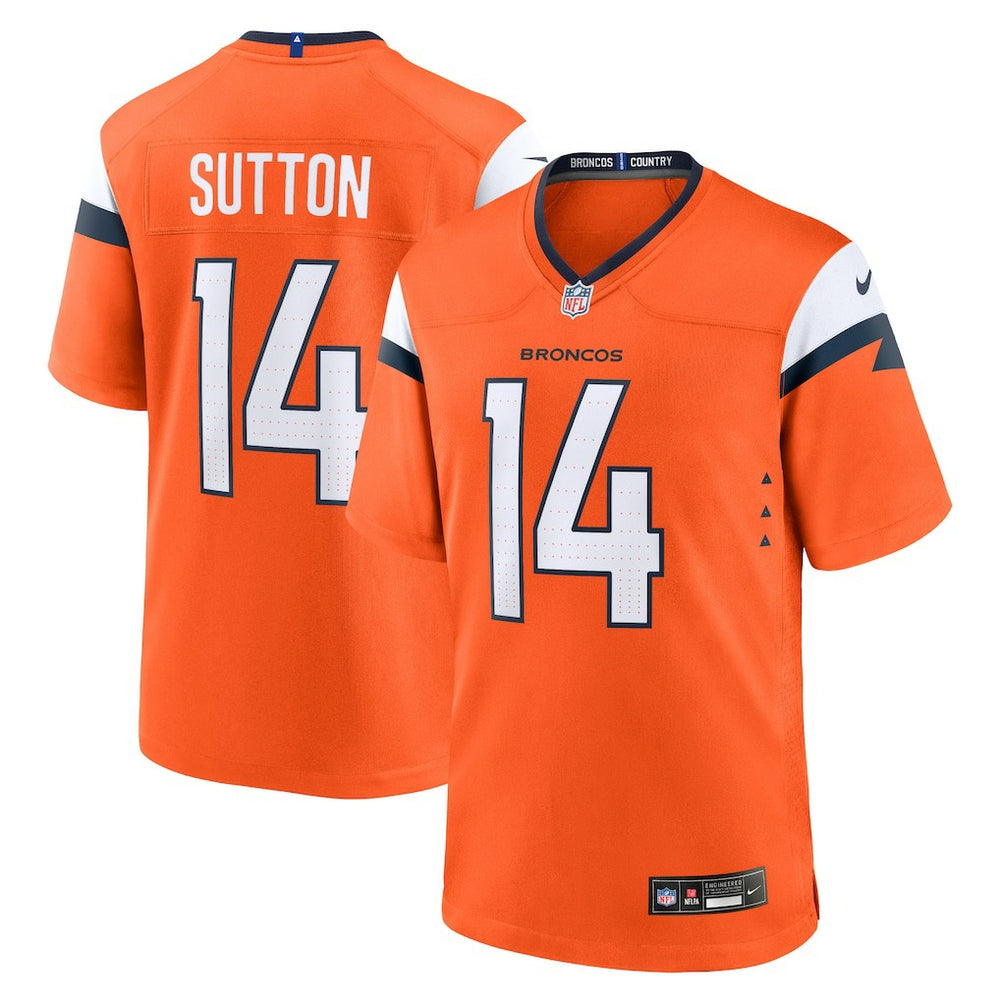 Courtland Sutton Denver Broncos Mile High Collection Game Jersey - Orange - Nike