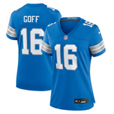 Jared Goff Detroit Lions Women's Game Jersey - Blue - Nike
