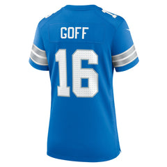 Jared Goff Detroit Lions Women's Game Jersey - Blue - Nike