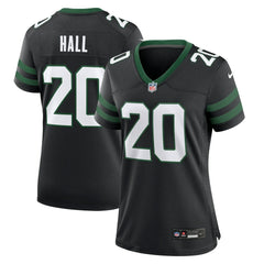 Breece Hall New York Jets Women's Alternate Game Jersey - Legacy Black - Nike