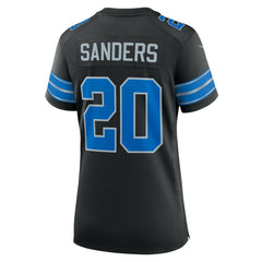 Barry Sanders Detroit Lions Women's 2nd Alternate Retired Player Game Jersey - Black - Nike