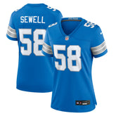 Penei Sewell Detroit Lions Women's Game Jersey - Blue - Nike