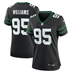 Quinnen Williams New York Jets Women's Alternate Game Jersey - Legacy Black - Nike