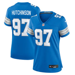 Aidan Hutchinson Detroit Lions Women's Game Jersey - Blue - Nike