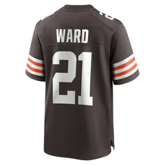 Denzel Ward Cleveland Browns Game Jersey - Brown - Nike