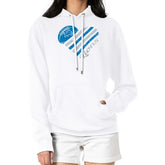 Detroit Lions G-III 4Her by Carl Banks Women's Heart Graphic Fleece Pullover Hoodie - White - NFL