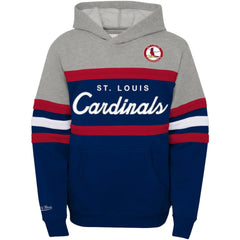 St. Louis Cardinals Mitchell & Ness Youth Cooperstown Collection Head Coach Pullover Hoodie Outlet