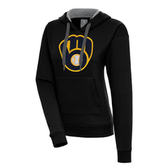 Milwaukee Brewers Antigua Women's Victory Pullover Hoodie Discount