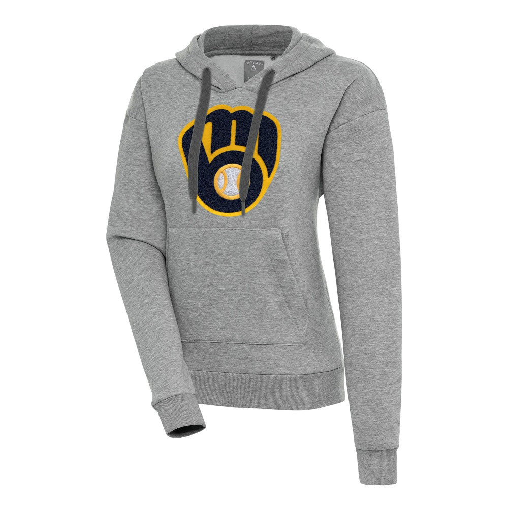 Milwaukee Brewers Antigua Women's Victory Pullover Hoodie Sale