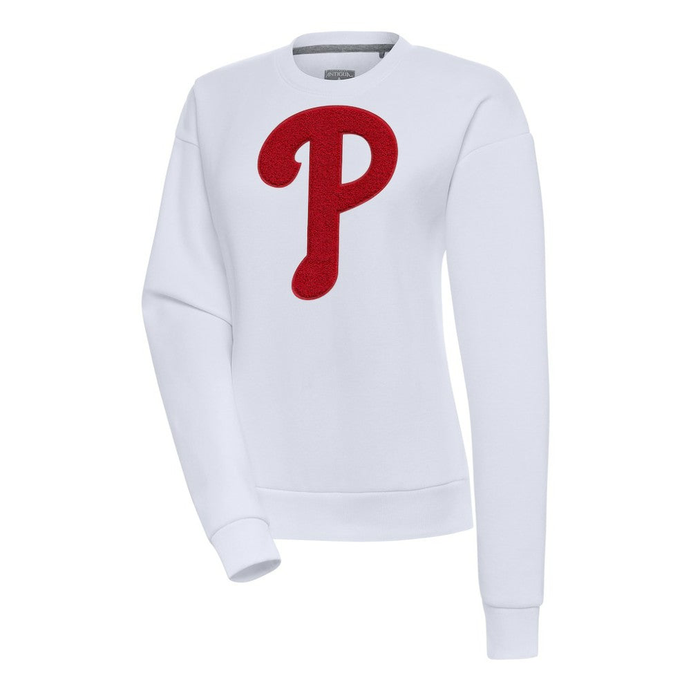 Philadelphia Phillies Antigua Women's Victory Chenille Pullover Sweatshirt Online