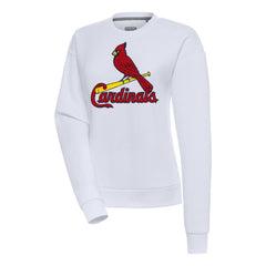 St. Louis Cardinals Antigua Women's Victory Chenille Pullover Sweatshirt Near Me