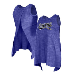 Baltimore Ravens New Era Women's Space Dye Active Tank Top - Purple - NFL