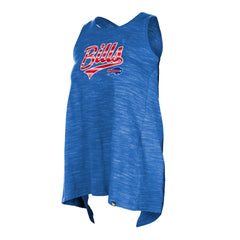 Buffalo Bills New Era Women's Space Dye Active Tank Top - Royal - NFL