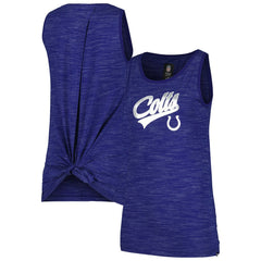 Indianapolis Colts New Era Women's Space Dye Active Tank Top - Royal - NFL