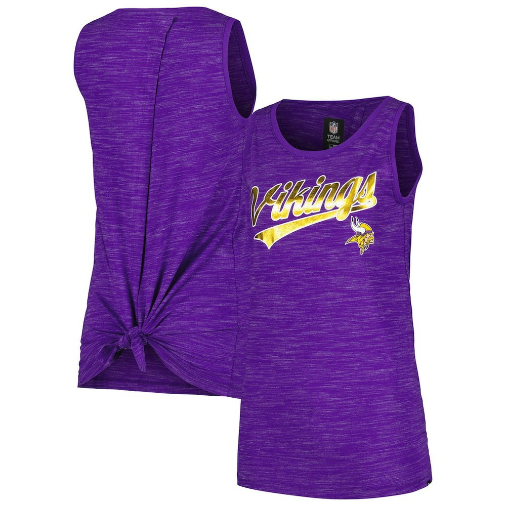 Minnesota Vikings New Era Women's Space Dye Active Tank Top - Purple - NFL