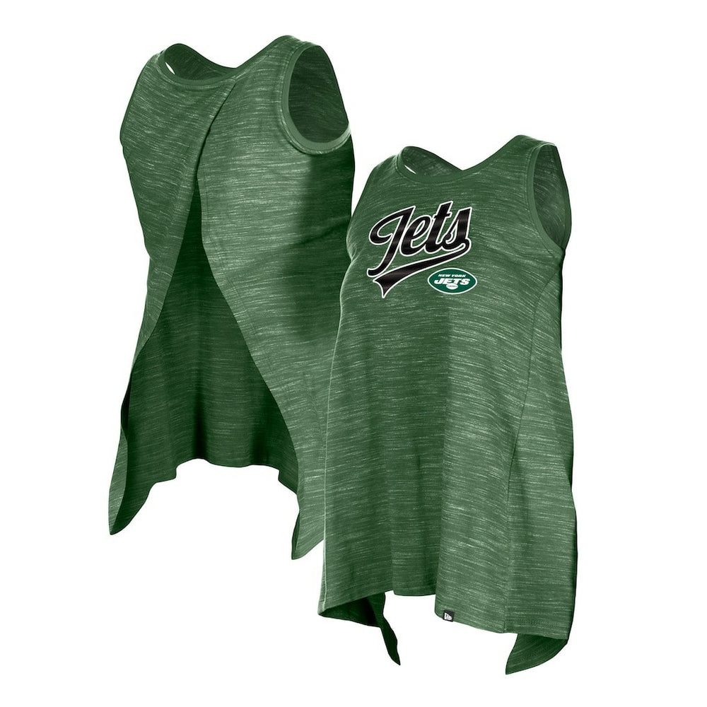 New York Jets New Era Women's Space Dye Active Tank Top - Green - NFL