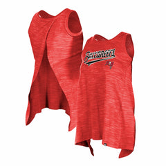 Tampa Bay Buccaneers New Era Women's Space Dye Active Tank Top - Red - NFL