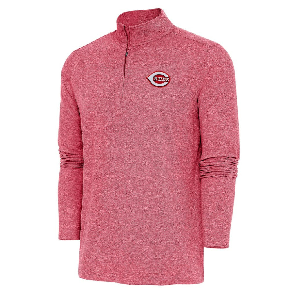 Cincinnati Reds Antigua Hunk Quarter-Zip Pullover Top Near Me