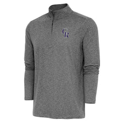 Colorado Rockies Antigua Hunk Quarter-Zip Pullover Top Near Me