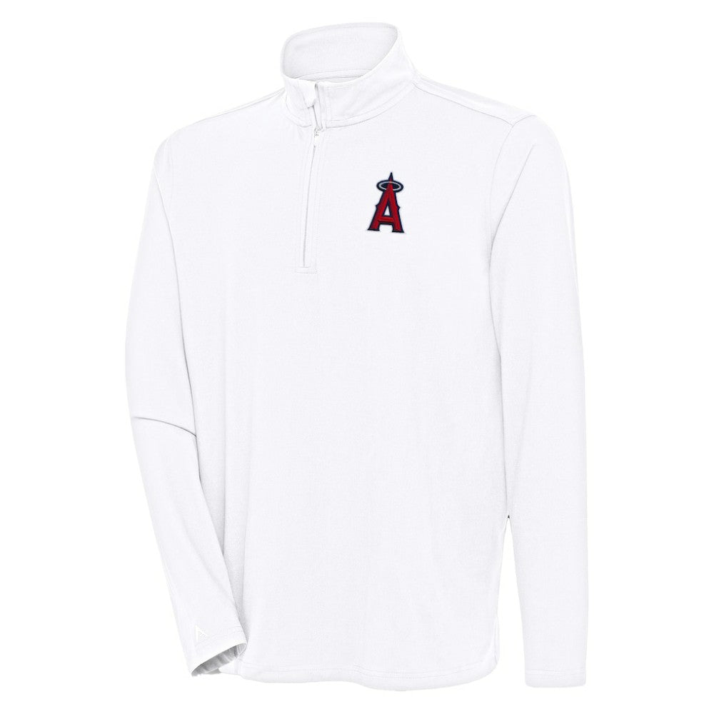 Los Angeles Angels Antigua Hunk Quarter-Zip Pullover Top Discount