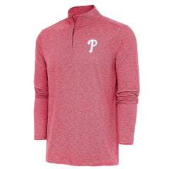 Philadelphia Phillies Antigua Hunk Quarter-Zip Pullover Top Discount