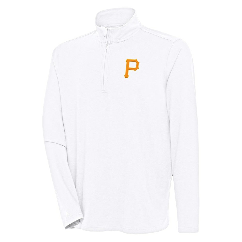 Pittsburgh Pirates Antigua Hunk Quarter-Zip Pullover Top Outlet
