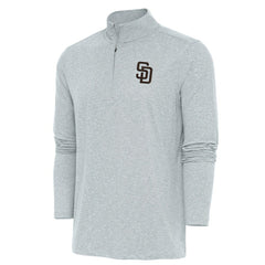 San Diego Padres Antigua Hunk Quarter-Zip Pullover Top Sale