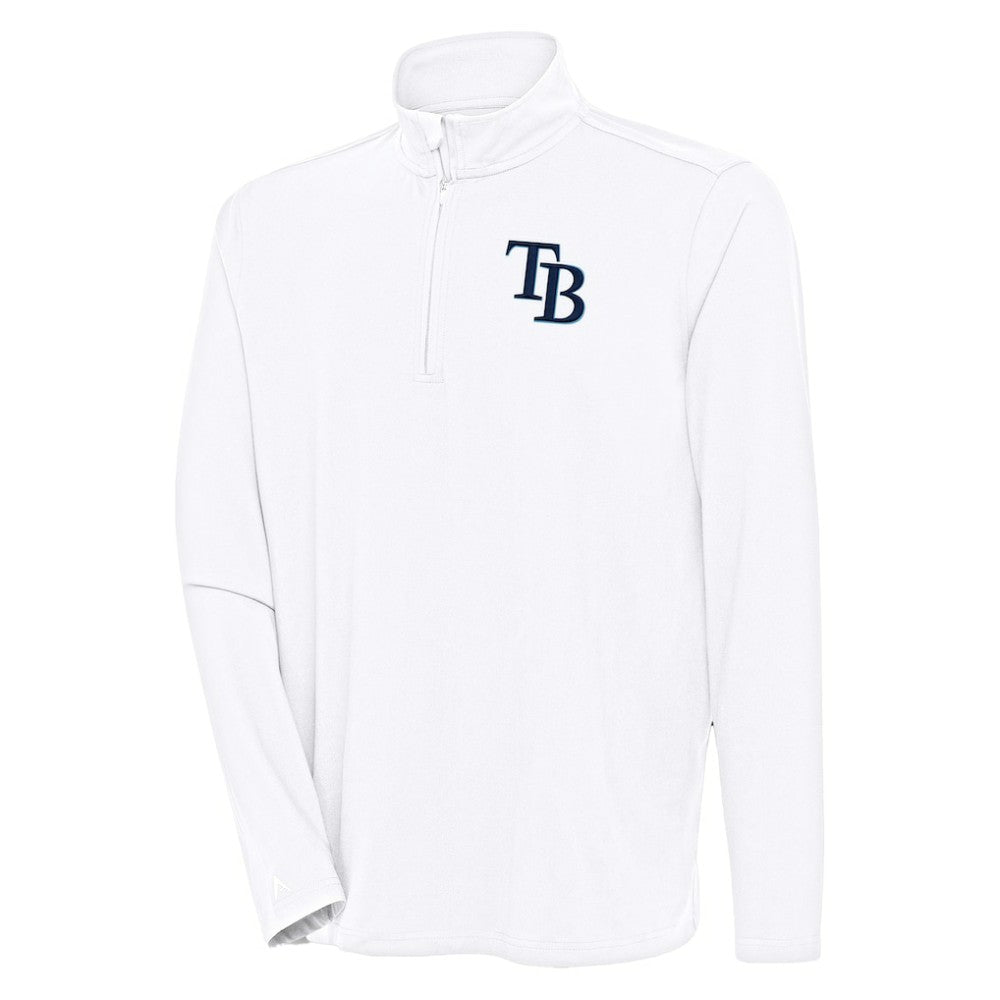 Tampa Bay Rays Antigua Hunk Quarter-Zip Pullover Top Outlet
