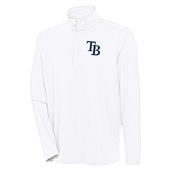 Tampa Bay Rays Antigua Hunk Quarter-Zip Pullover Top Outlet