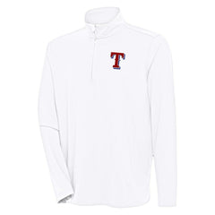 Texas Rangers Antigua Hunk Quarter-Zip Pullover Top Online
