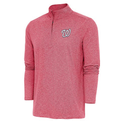 Washington Nationals Antigua Hunk Quarter-Zip Pullover Top Outlet