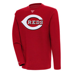 Cincinnati Reds Antigua Flier Bunker Pullover Sweatshirt Sale
