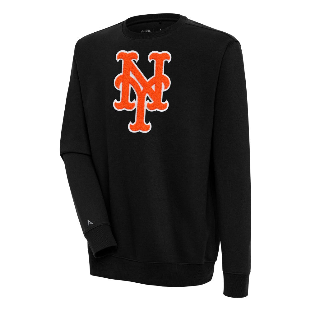 New York Mets Antigua Victory Crewneck Chenille Pullover Sweatshirt Near Me