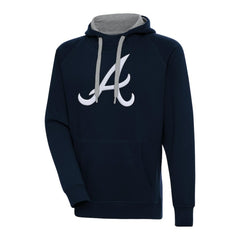 Atlanta Braves Antigua Victory Chenille Pullover Hoodie for sale