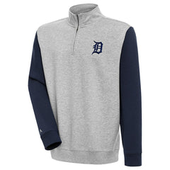 Detroit Tigers Antigua Victory Colorblock Quarter-Zip Pullover Top Near Me