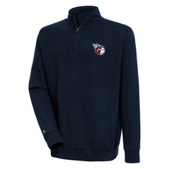 Cleveland Guardians Antigua Victory Quarter-Zip Pullover Top Near Me