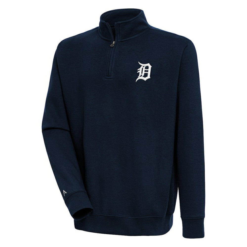 Detroit Tigers Antigua Victory Quarter-Zip Pullover Top for sale