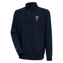 Minnesota Twins Antigua Victory Quarter-Zip Pullover Top Outlet