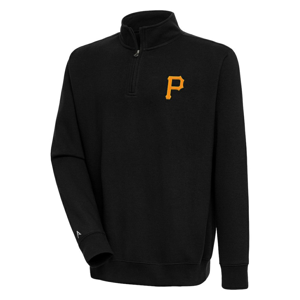 Pittsburgh Pirates Antigua Victory Quarter-Zip Pullover Top for sale